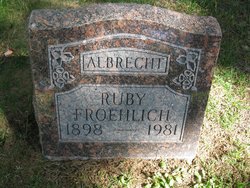 Ruby <I>Albrecht</I> Froehlich 