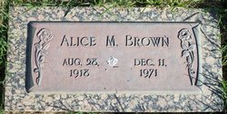 Alice M. Brown 