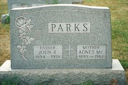 Sarah Agnes <I>McCarroll</I> Parks 