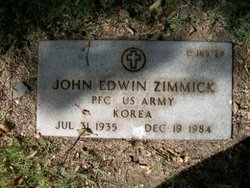 PFC John Edwin Zimmick 