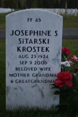 Josephine <I>Sitarski</I> Krostek 