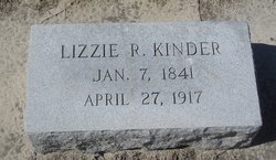 Elizabeth R. “Lizzie” <I>Kinder</I> Hollis 