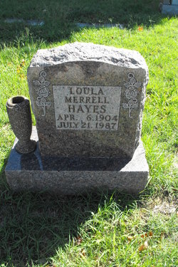 Loula <I>Merrell</I> Hayes 