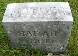 Sarah <I>Eastman</I> Cole 