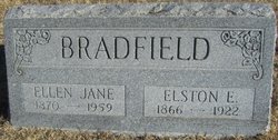 Ellen Jane <I>Cox</I> Bradfield 