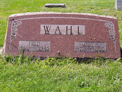 Mary A <I>Grob</I> Wahl 