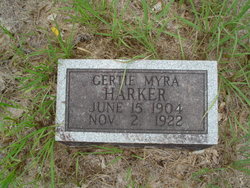 Gertie Myra Harker 