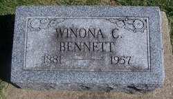Winona Clare <I>Hanna</I> Bennett 