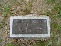 Minnie May “Mintie” <I>Harker</I> Boltz 