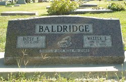 Walter Earl Baldridge 