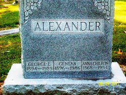 George E Alexander 