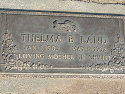 Thelma B. <I>Bratcher</I> Land 