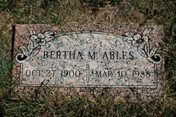 Bertha Mae <I>Dulan</I> Ables 