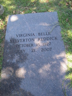 Virginia Belle <I>Yelverton</I> Reddick 