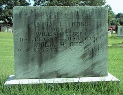 Lydia Louise <I>Ross</I> Geer 