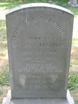 Harriet Virginia <I>Barnhurst</I> Teasdale 