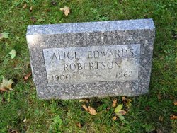 Alice <I>Edwards</I> Robertson 