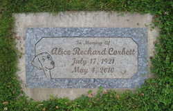 Alice Mary <I>Reckard</I> Corbett 