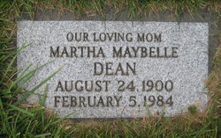 Martha Maybelle Dean 