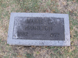 Mamie B <I>Carter</I> Hamilton 