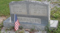 Gussie Gertrude <I>Garren</I> Burnette 