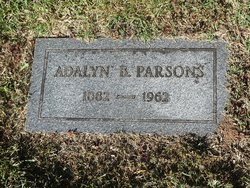 Adalyn B <I>Wilson</I> Parsons 