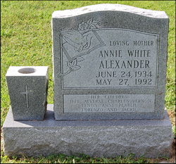 Annie <I>White</I> Alexander 