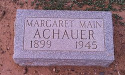 Margaret <I>Main</I> Achauer 