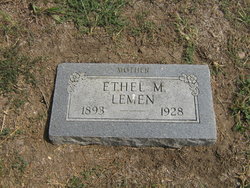 Ethel Maude <I>Brownlee</I> Lemen 