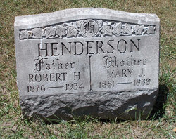 Mary J Henderson 