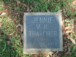 Jennie V. Katherine Thatcher 