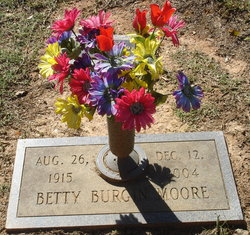 Betty <I>Burgin</I> Moore 