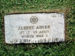Lieut Albert Adler 