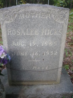 Rosa Lee <I>Taylor</I> Hicks 