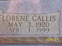 Cammie Lorene <I>Callis</I> Adcock 