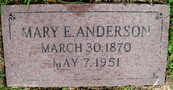 Mary E. <I>Bratton</I> Anderson 