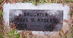 Gladys M Anderson 