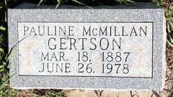 Pauline <I>McMillan</I> Gertson 