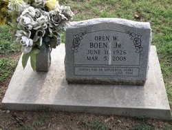 Oren W Boen Jr.