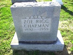 Zoe Frances <I>Rigg</I> Chapman 