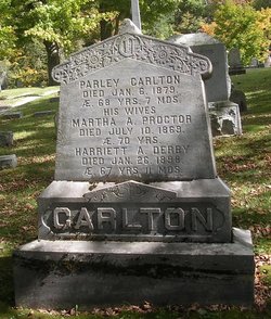 Martha A. <I>Proctor</I> Carlton 