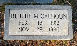 Ruthie Mae <I>Moxley</I> Calhoun 