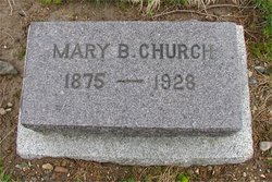 Mary <I>Benson</I> Church 