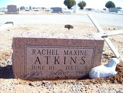 Rachel Maxine <I>Baccus</I> Atkins 