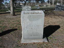 Zella Clarissa <I>Osburn</I> Neill 