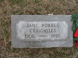 Mary Jane <I>Forbes</I> Craigmiles 