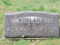Nora <I>Kinney</I> Winland 