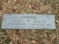 Sarah <I>Hill</I> Vanover 