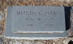 Matilda <I>Cole</I> Dobbs  Rogers 