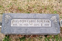 Elizabeth Carol <I>Warriner</I> Burcham 